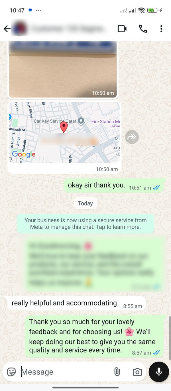 Customer testimonial 1