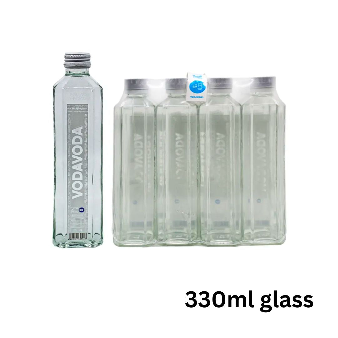 Vodavoda Water 330 ml Glass Bottle x 12