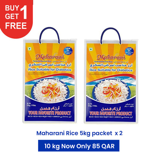 Buy 1 Get 1 Free - Maharani Rice Suitable for Diabetics Basmati Rice 5kg x 1