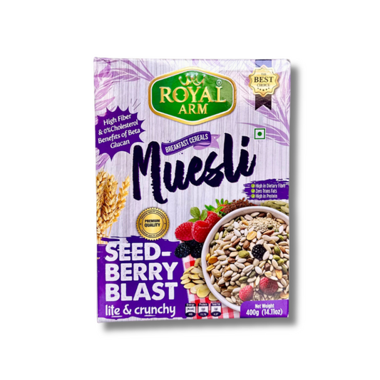 Royal Arm Muesli – Seed Berry Blast (Lite & Crunchy)