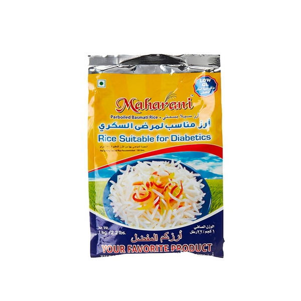 Maharani Rice Suitable for Diabetics Basmati Rice 1kg x 1 | – Al Mauna