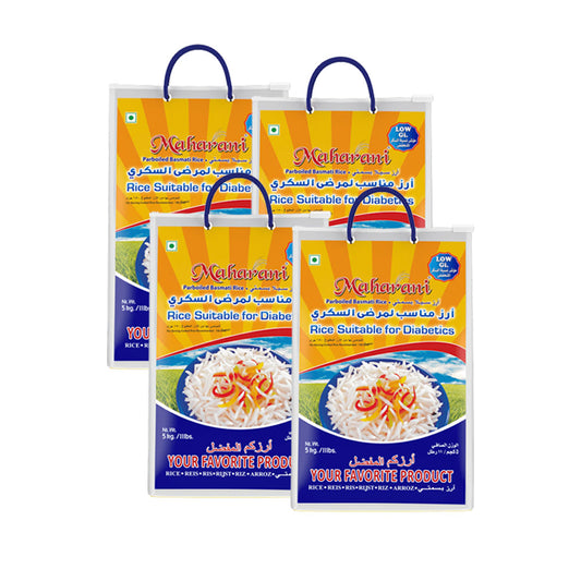 Maharani Rice Suitable for Diabetics Basmati Rice 5kg x 4